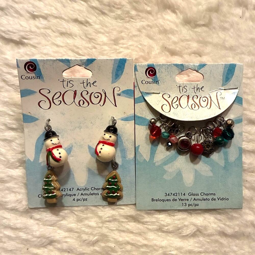 NEW Holiday Jewelry - Snowman and Christmas Tree earrings + Ornament charms!
